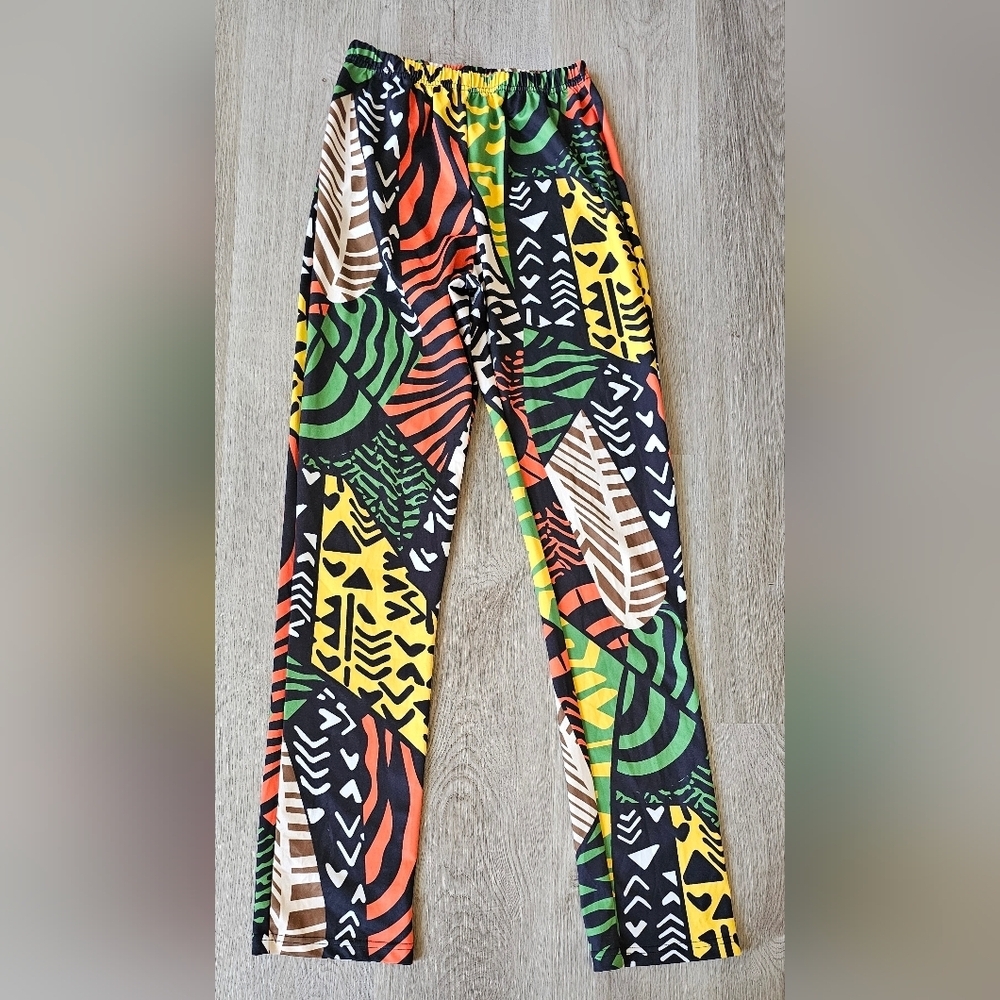 Large Two-Piece Safari Print Suit - Picture 4 of 4